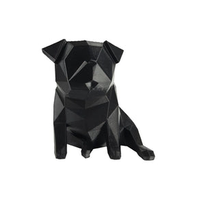 Pug Decoração Low Poly