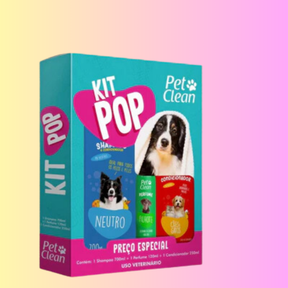 Kit Shampoo, Perfume e Condicionador Pet - KIT POP