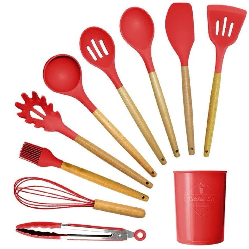 Jogo de Cozinha Kit Peças de Silicone