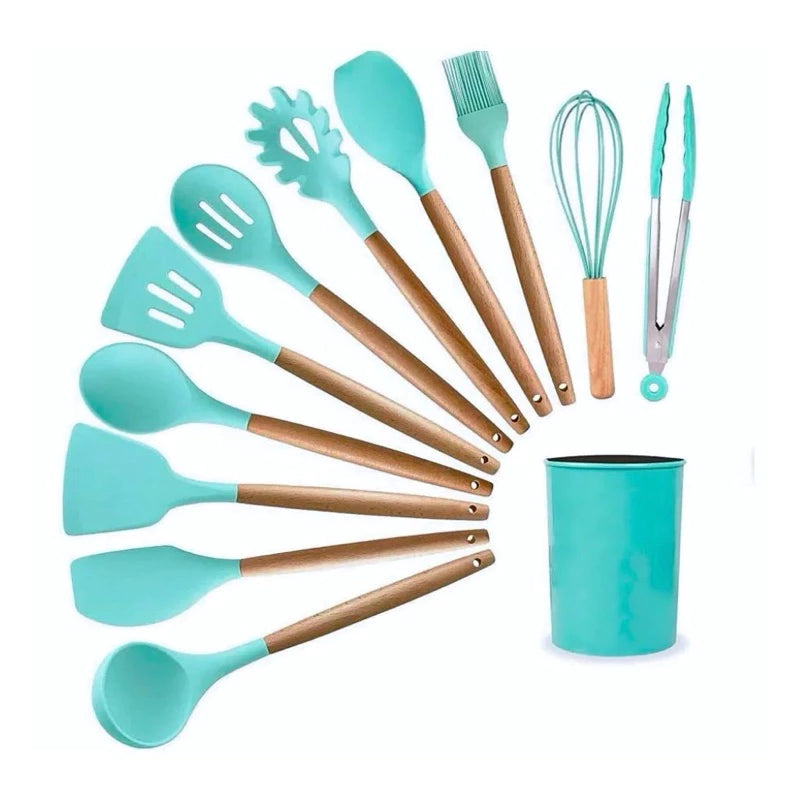 Jogo de Cozinha Kit Peças de Silicone