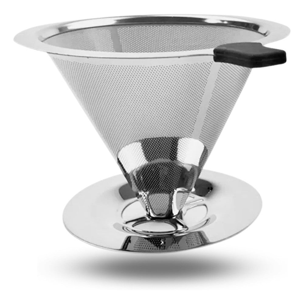 Coador de Café Pour Over em Aço Inox