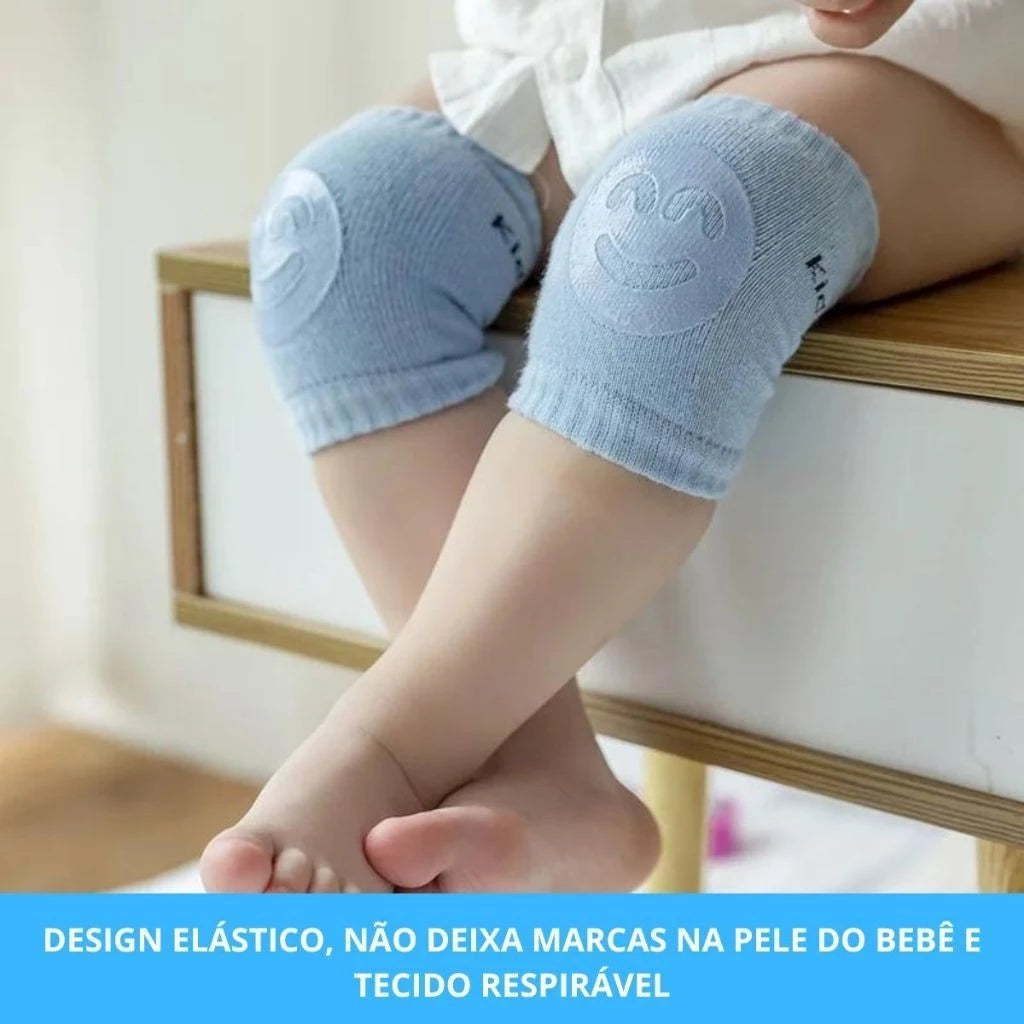 Meias para Bebê Proteção para Cotovelo e Joelho Antiderrapante